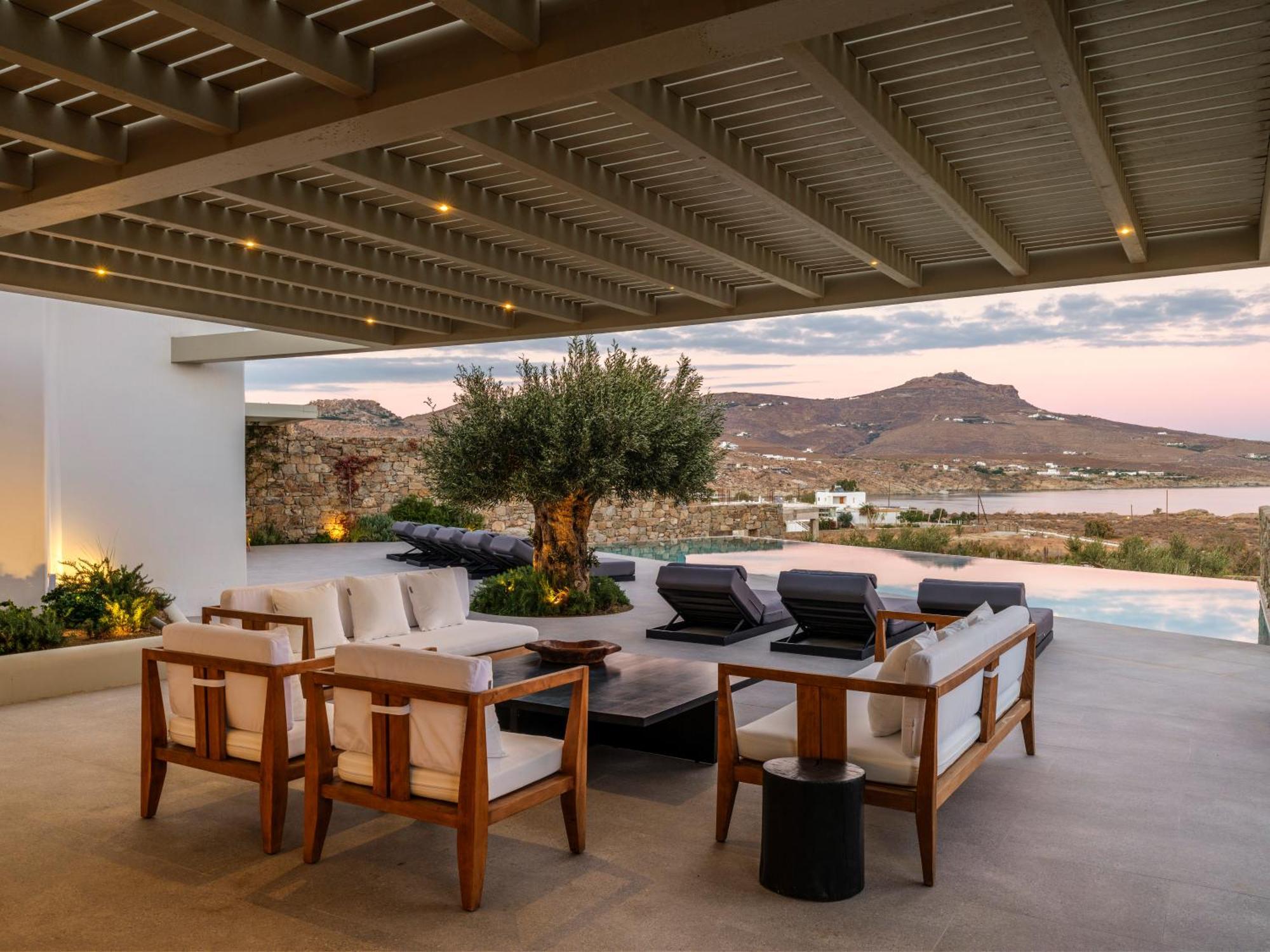 Blue Eye Grand Villa Mykonos Kalafatis Eksteriør bilde