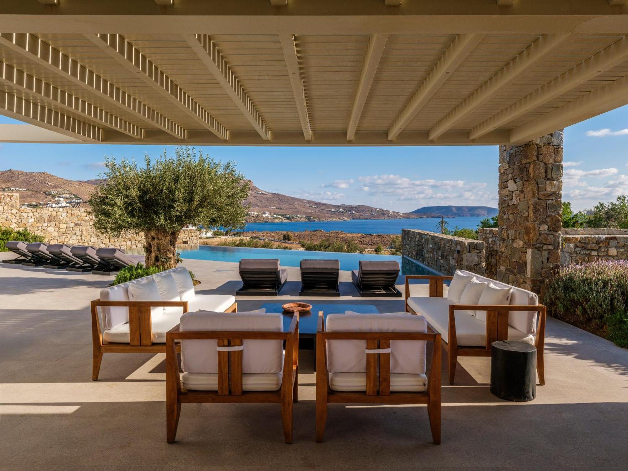 Blue Eye Grand Villa Mykonos Kalafatis Eksteriør bilde