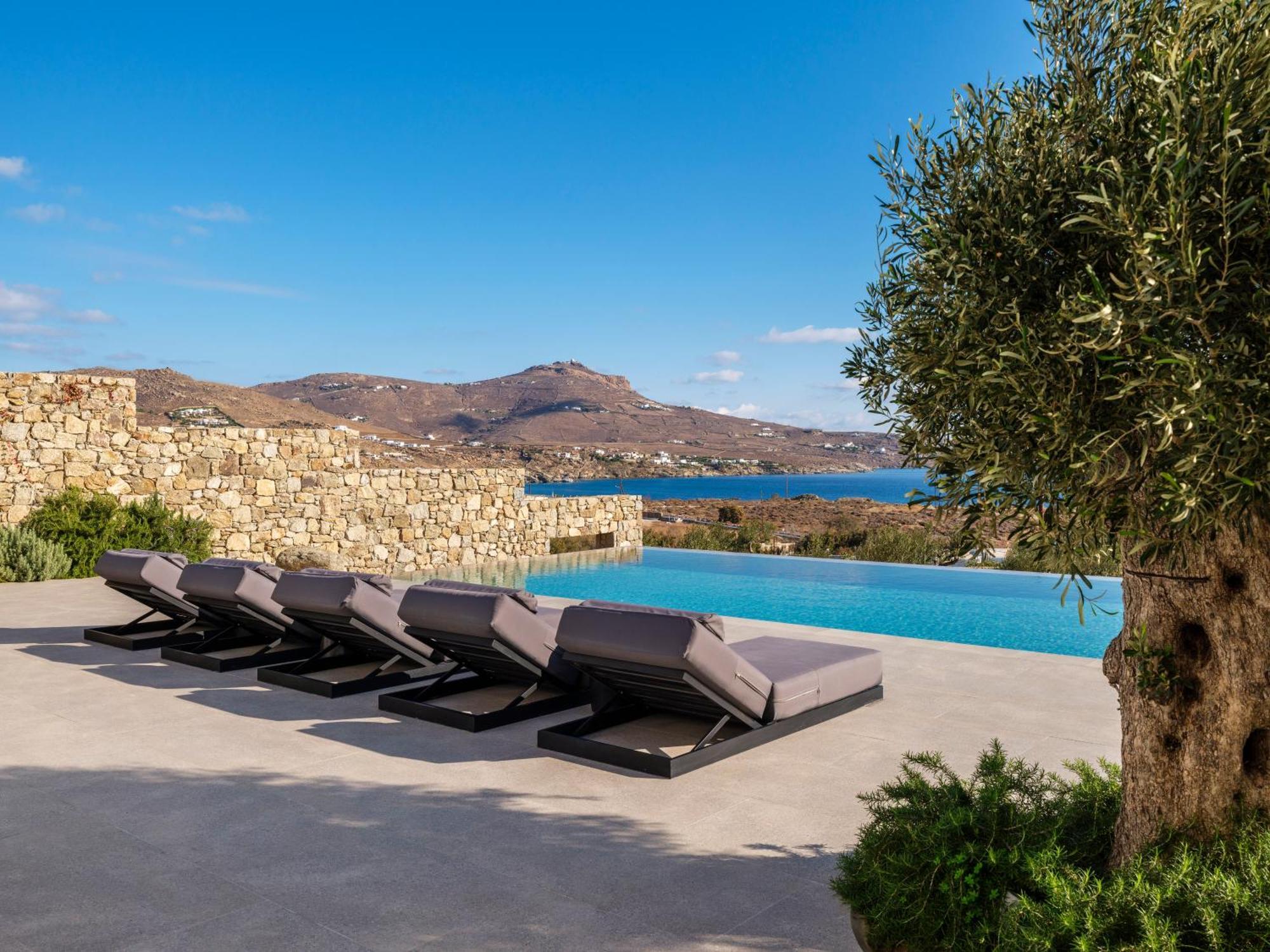 Blue Eye Grand Villa Mykonos Kalafatis Eksteriør bilde