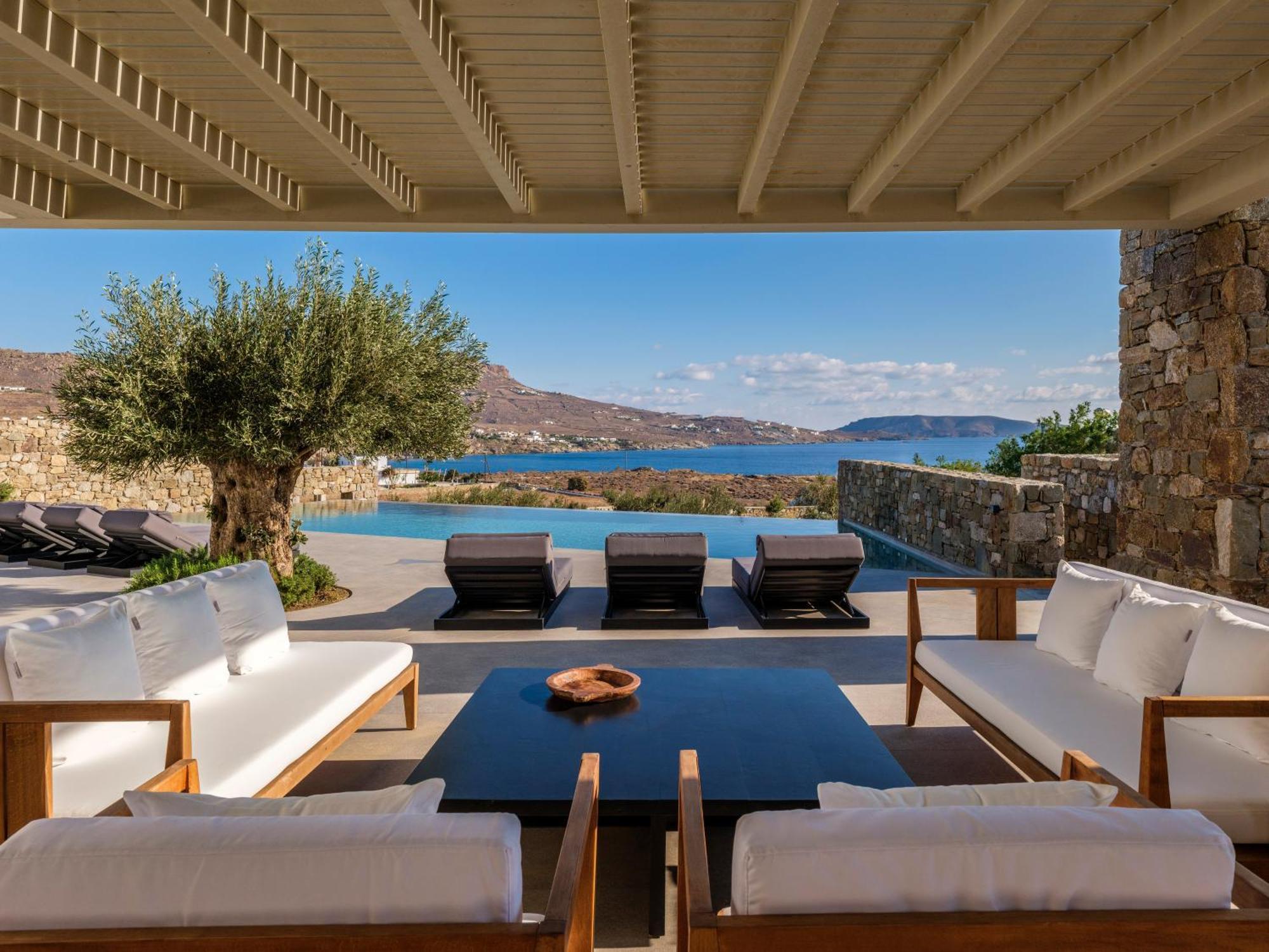 Blue Eye Grand Villa Mykonos Kalafatis Eksteriør bilde