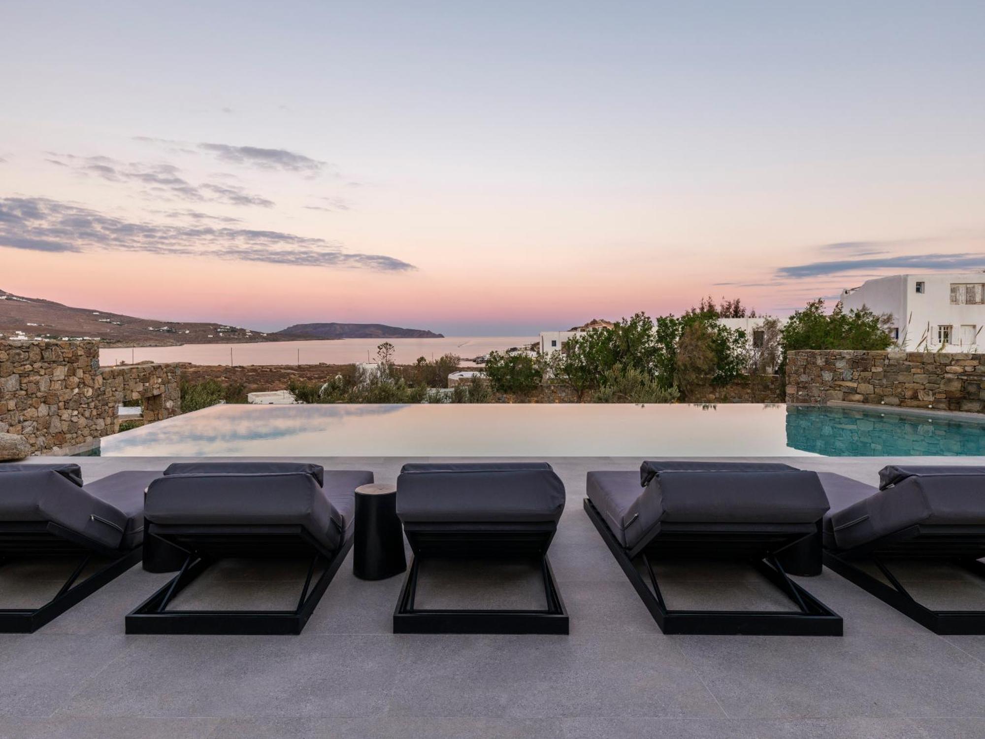 Blue Eye Grand Villa Mykonos Kalafatis Eksteriør bilde