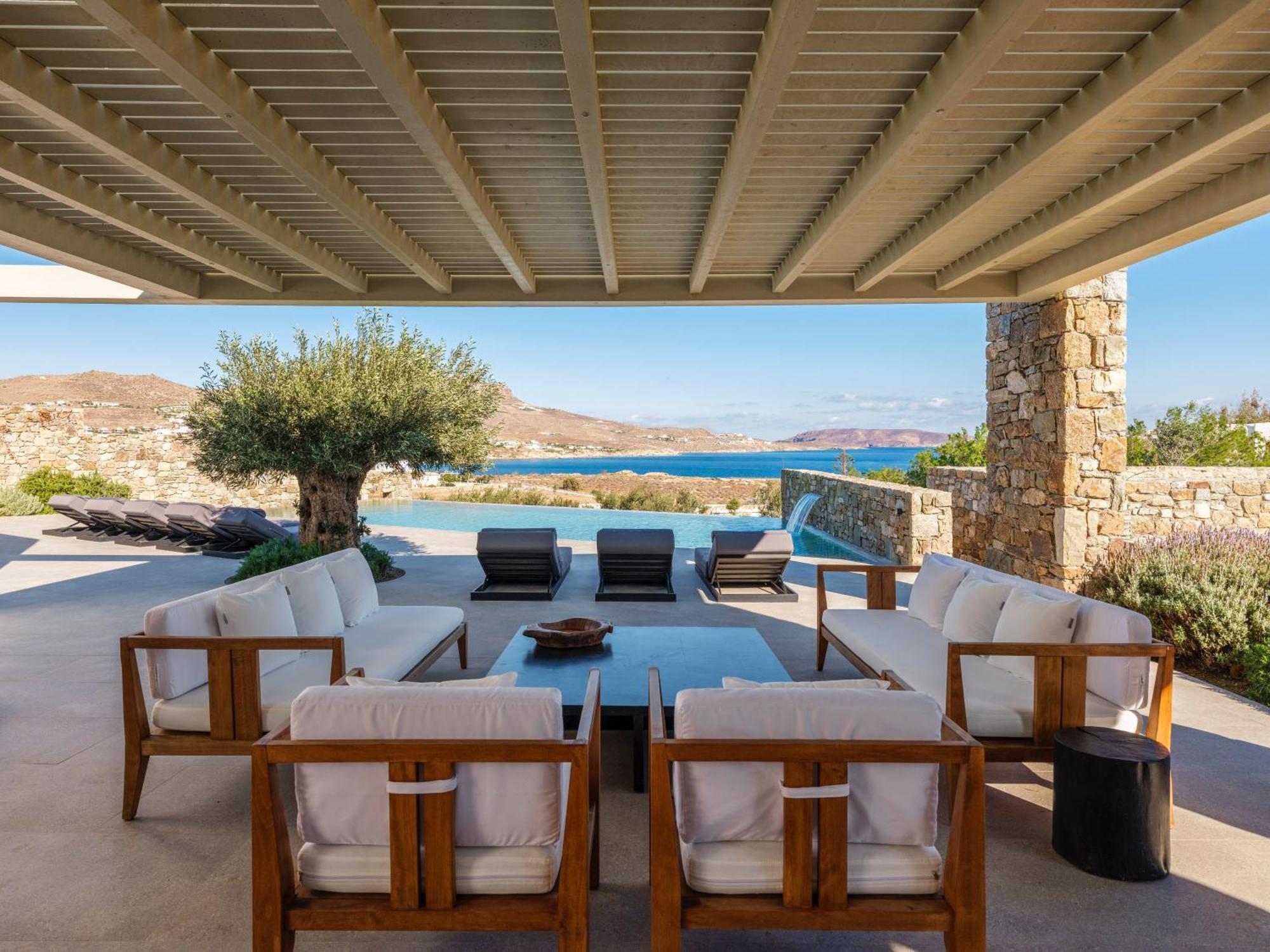 Blue Eye Grand Villa Mykonos Kalafatis Eksteriør bilde