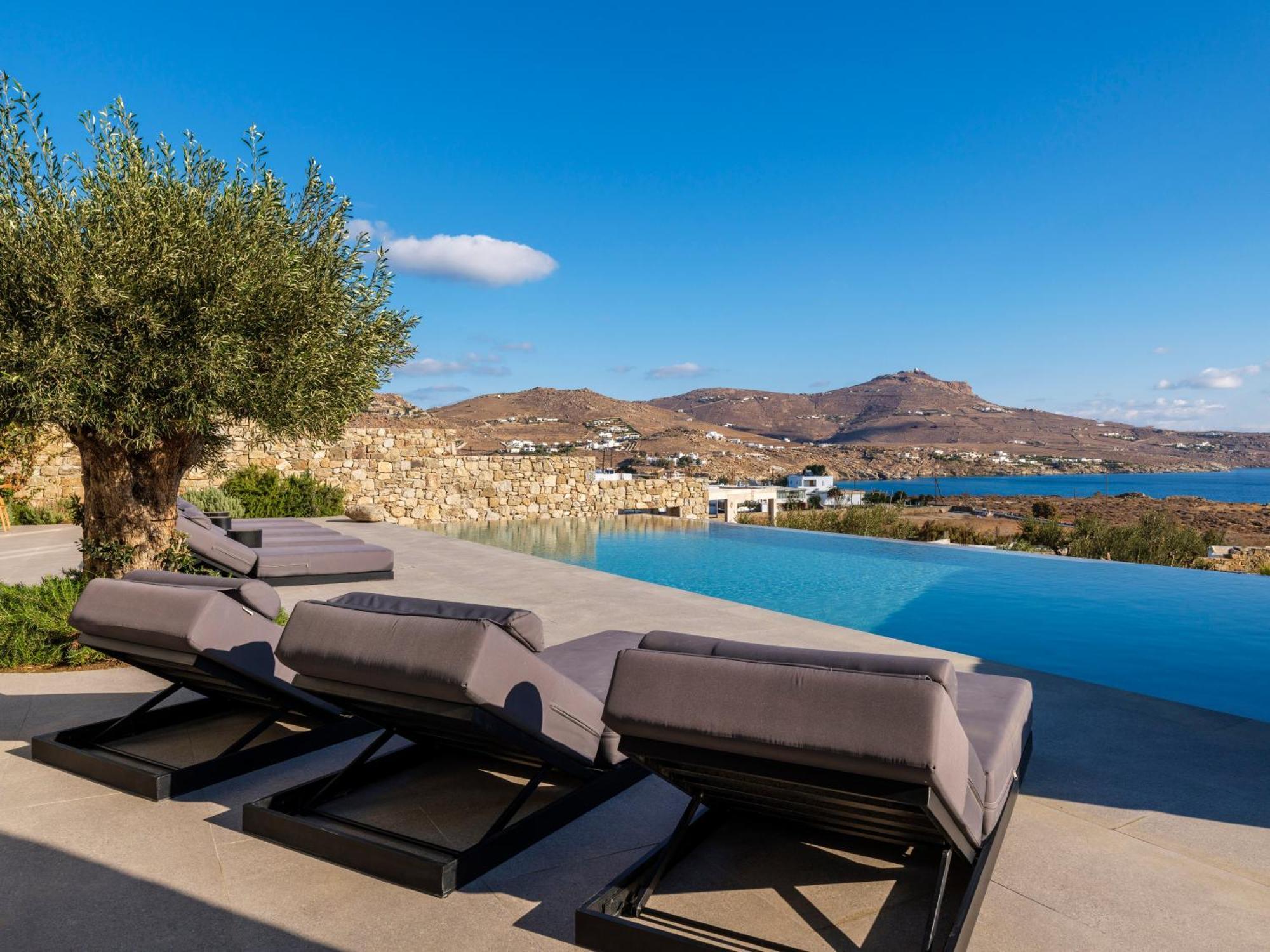 Blue Eye Grand Villa Mykonos Kalafatis Eksteriør bilde