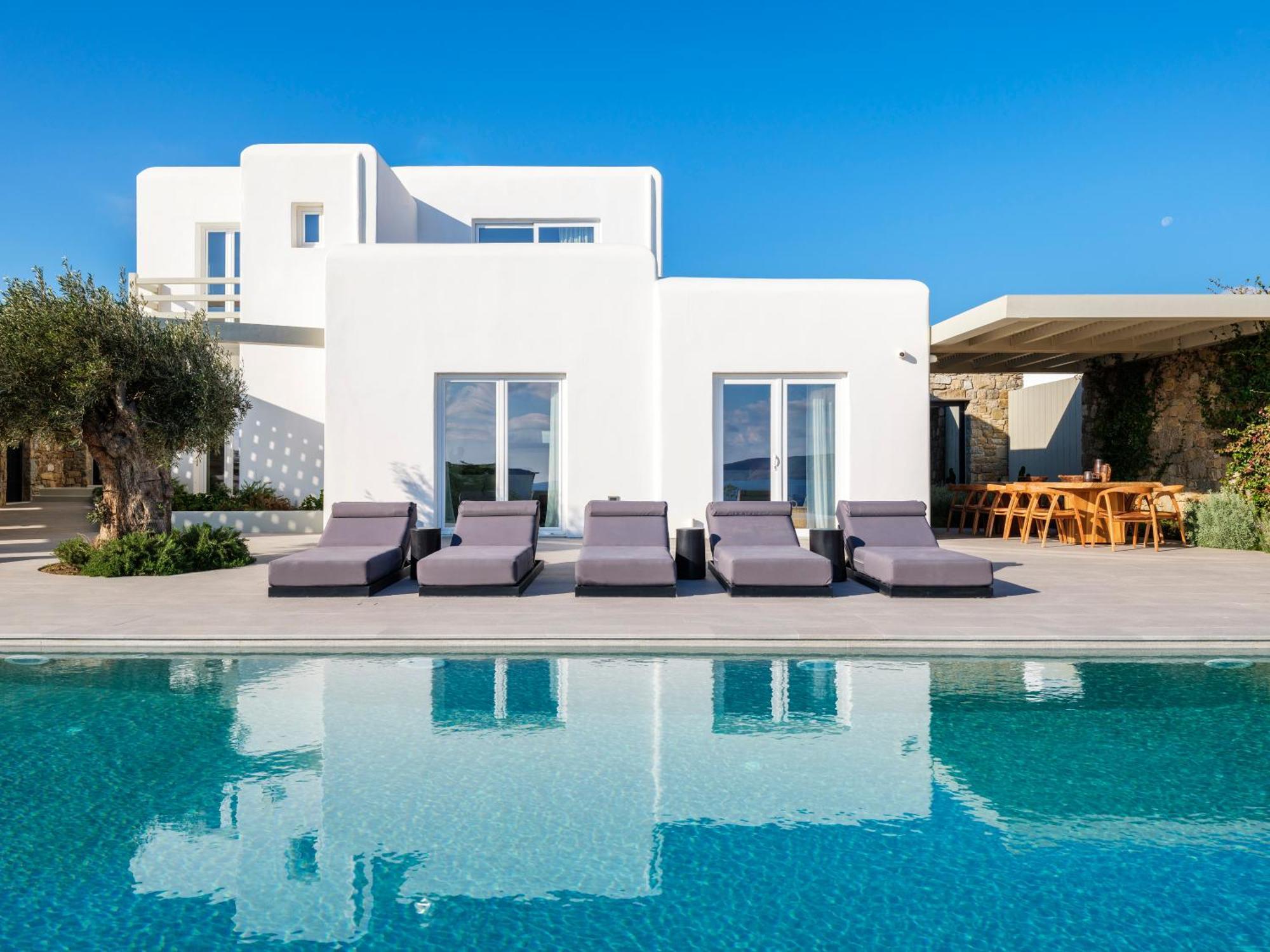 Blue Eye Grand Villa Mykonos Kalafatis Eksteriør bilde