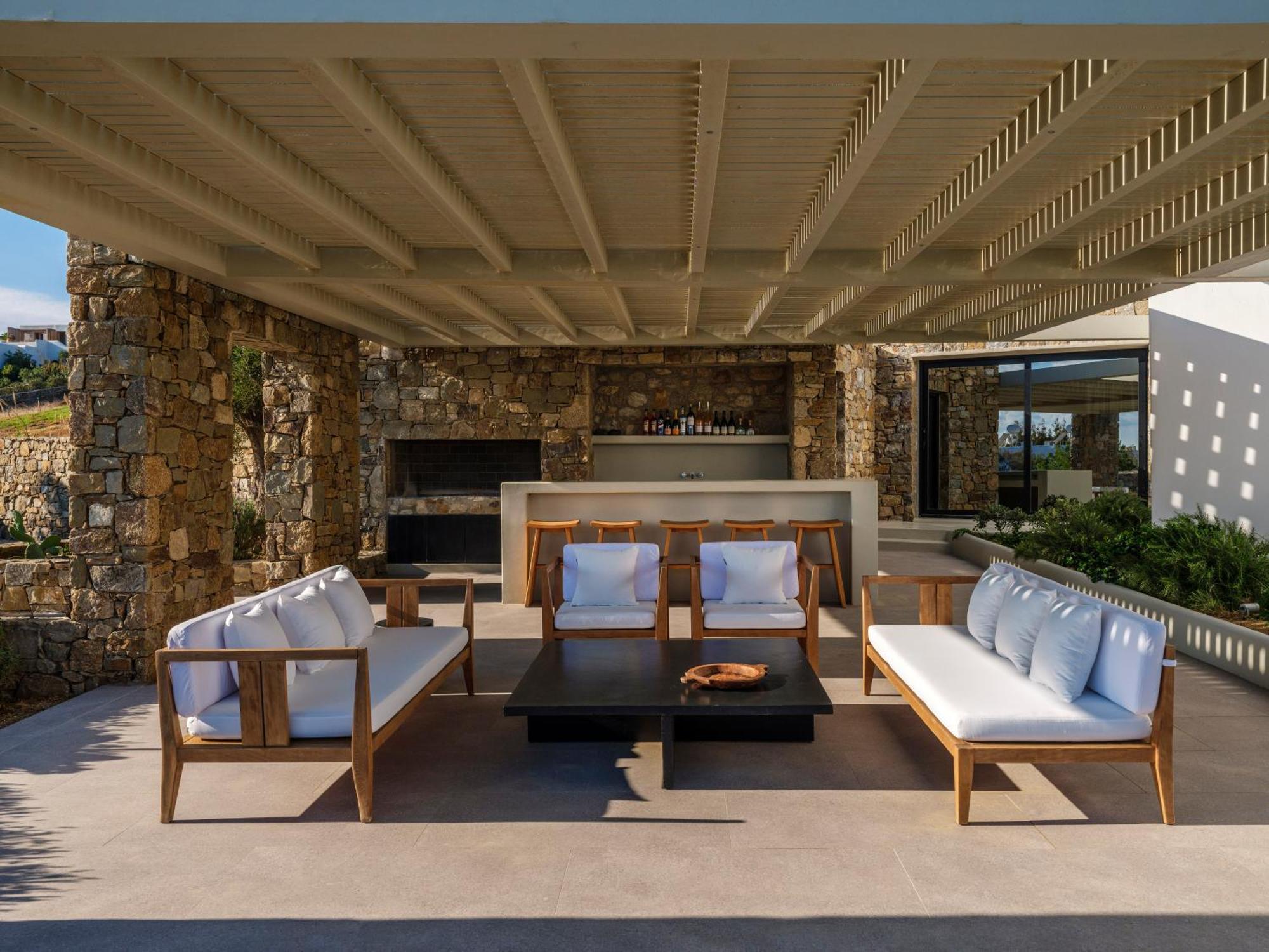 Blue Eye Grand Villa Mykonos Kalafatis Eksteriør bilde